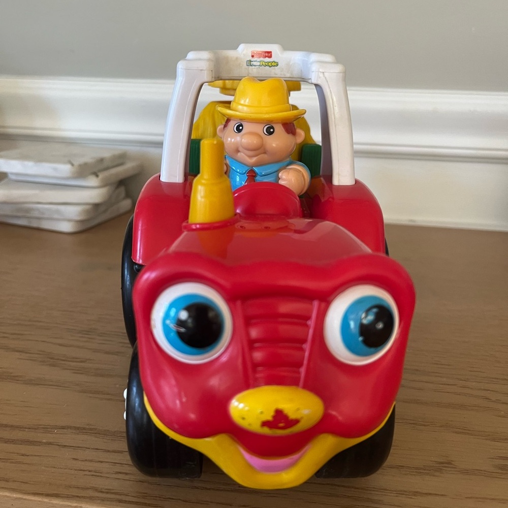 Vintage Fisher-Price Red Tractor
